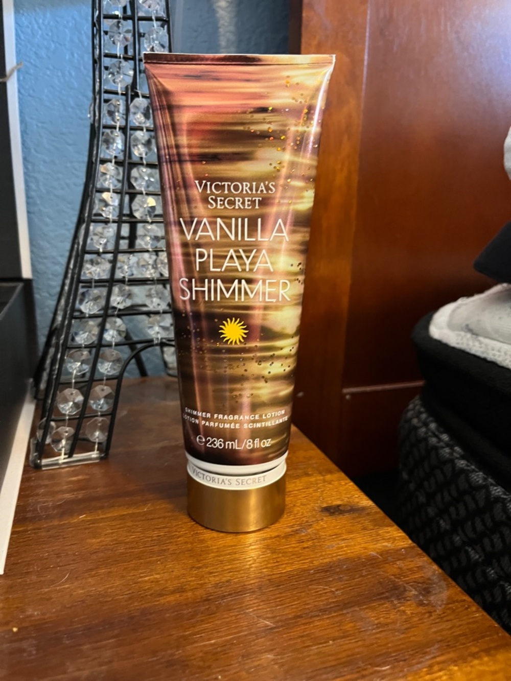 Victoria's Secret Vanilla Playa Shimmer Lotion - Bronze & Gold Swirl